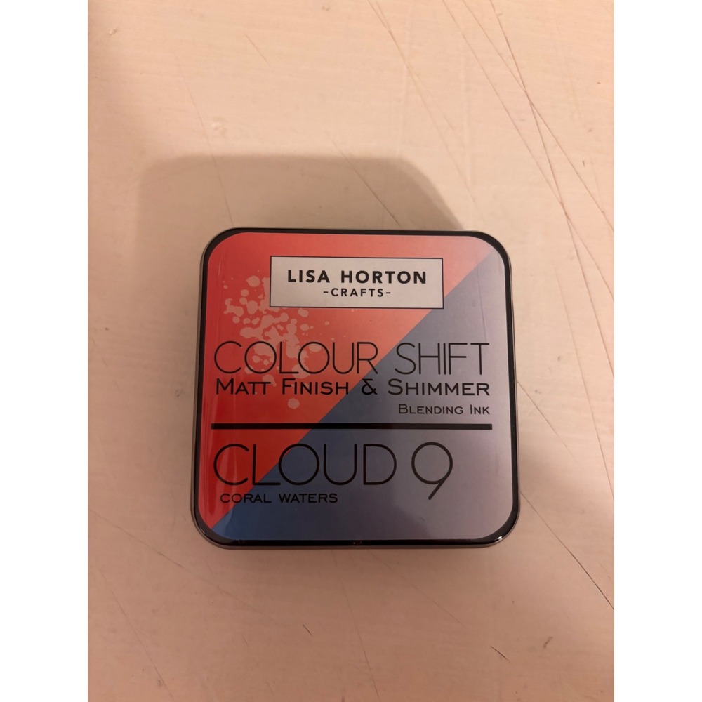Lisa Horton Crafts Cloud 9 Colour Shift Blending Ink Coral Waters LHCIP196 New
